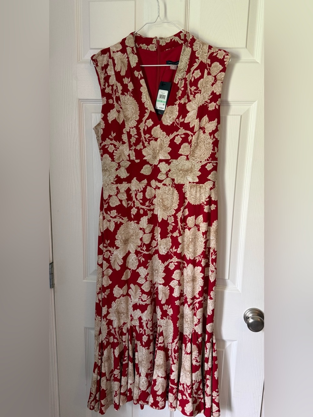 Tommy Hilfiger Red Midi Dress